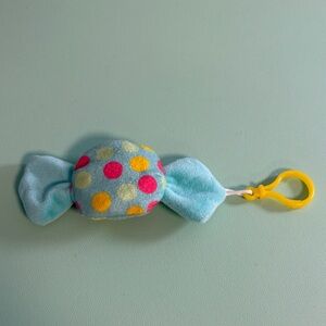 Candy Shape Plush Keychain Bag, Backpack Accessory, Kids Key Chain, Kid Storage